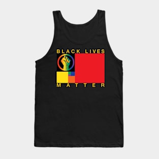 Black Lives Matter - Golden Ratio Rainbow Tank Top